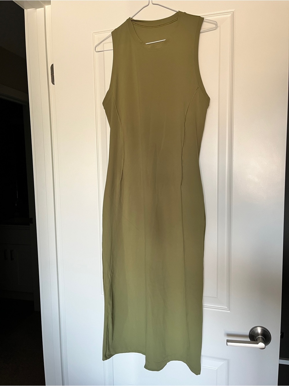 lululemon align midi tank dress in Moss Green